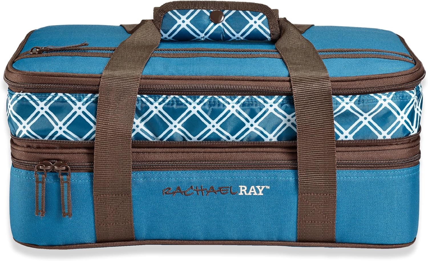 Expandable Insulated Casserole Carrier for Hot or Cold Food