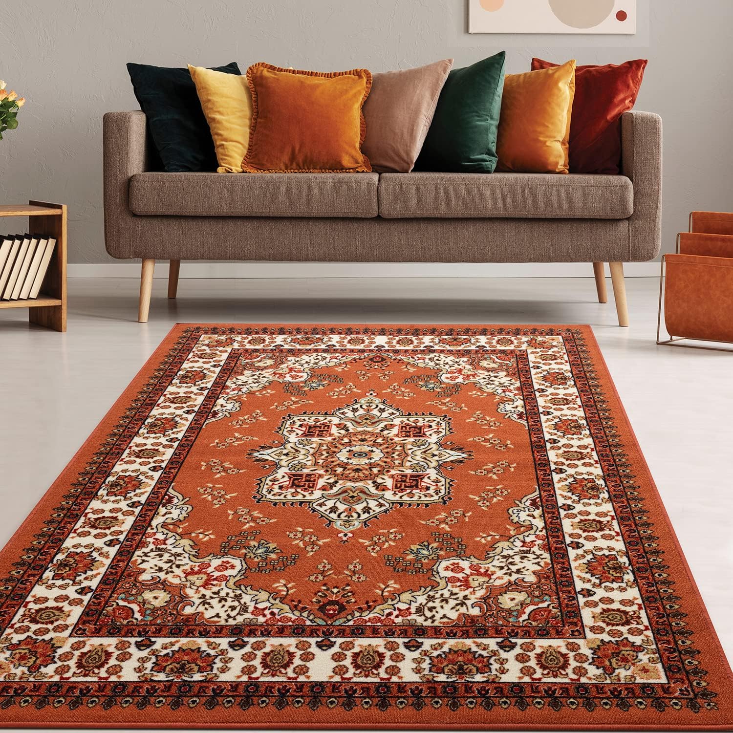 Antep Rugs Alfombras Oriental Traditional 5x7 Non-Skid Indoor Rug