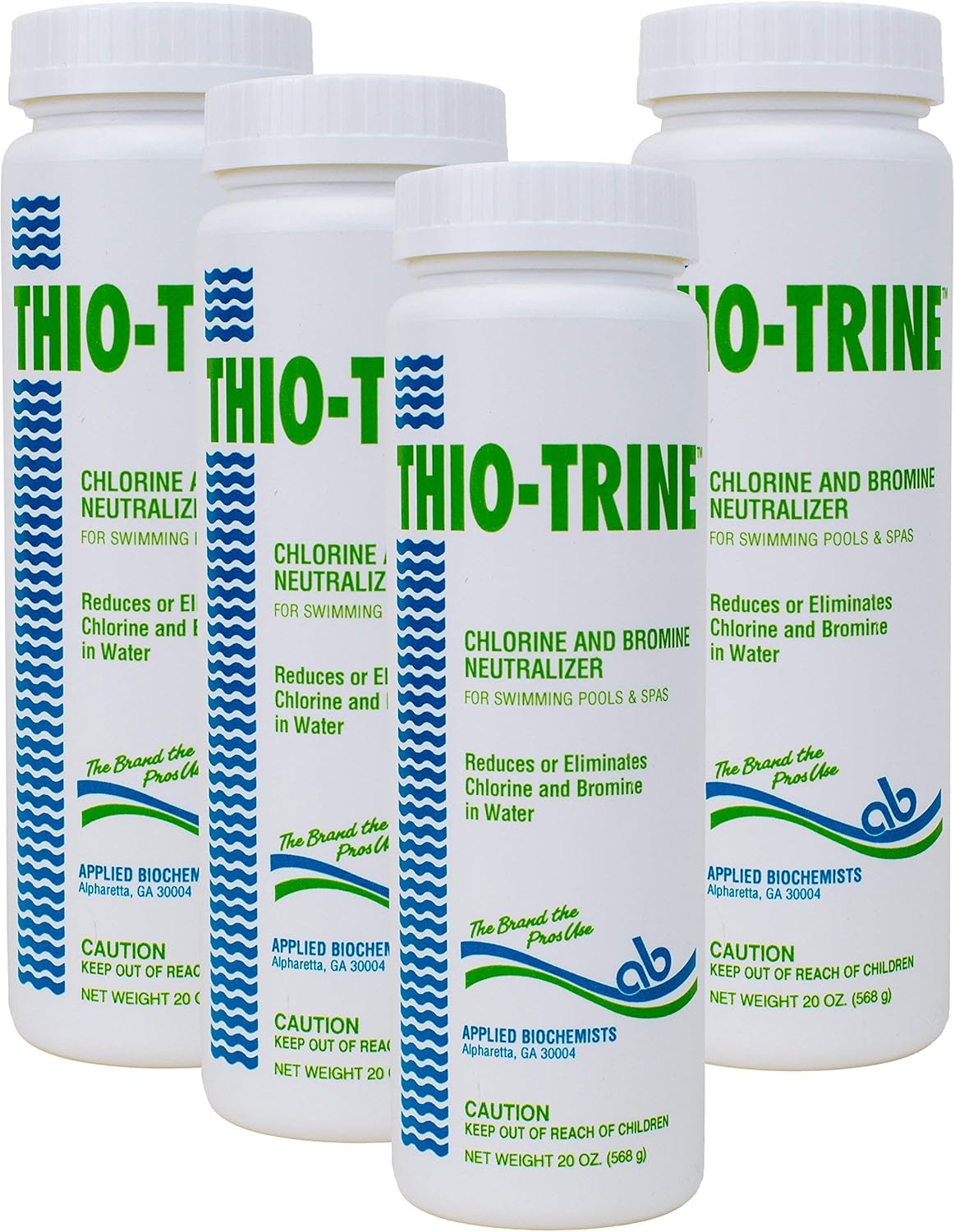 Thio-Trine 20 oz 4 Pack - Fast Chlorine Reduction Solution