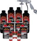 Custom Coat Hot Rod Red 1 Gallon Urethane Spray-On Truck Bed Liner Kit