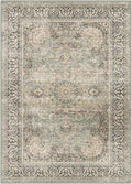 5X7 Area Rugs for Living Room - Large Washable Low Pile Vintage Rug