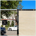 ColourTree 10 ft x 17 ft Beige Shade Cloth - 90% Sunblock for Kennels