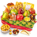 Orchard Delight Fruit and Gourmet Basket - Congratulations Gift