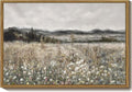 Vintage Landscape Framed Canvas Wall Art 16x24in - Timeless Meadow