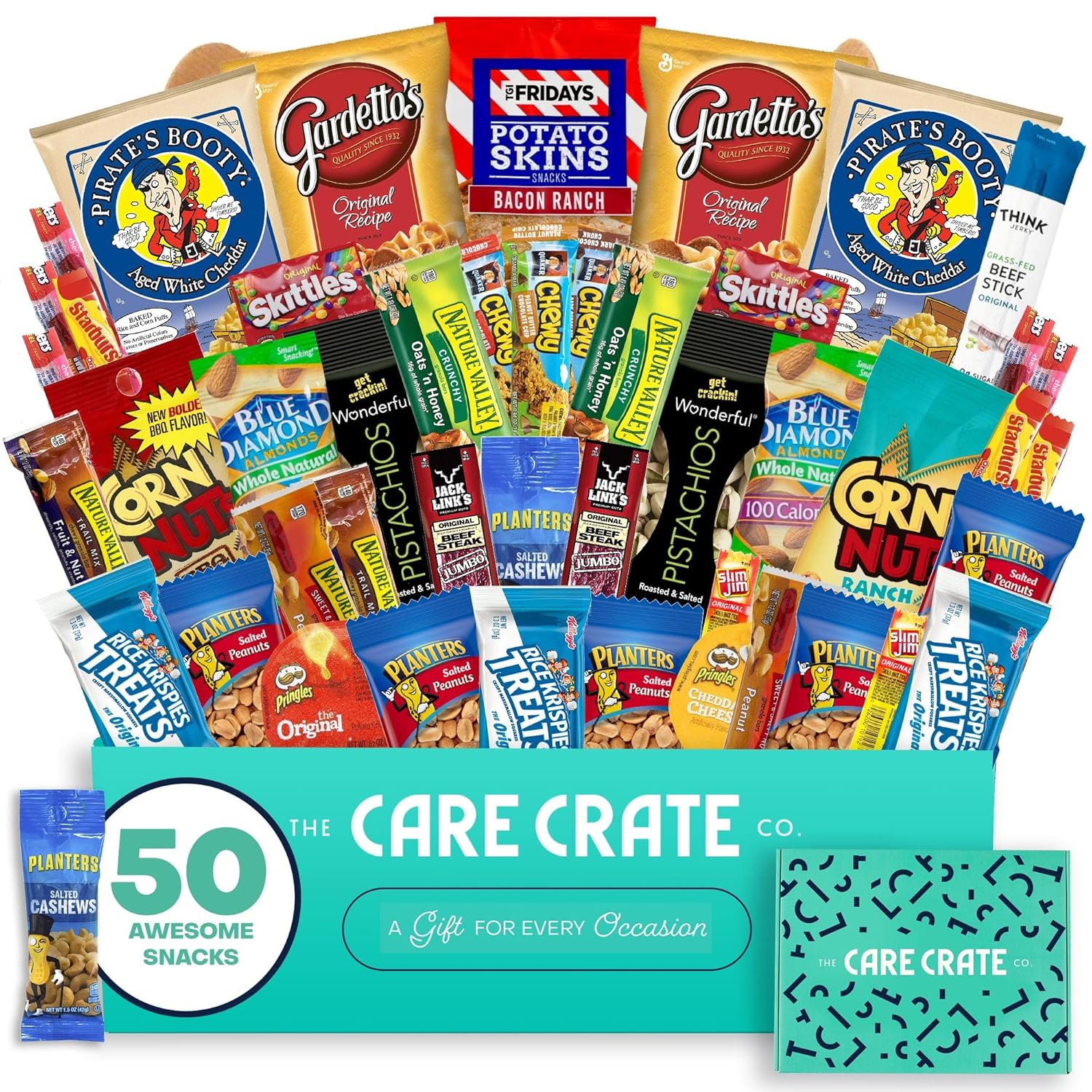 Men's Hearty Snack Box - Ultimate Care Package for Snack Lovers