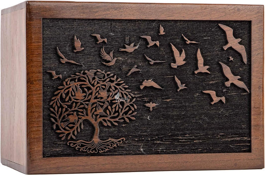INTAJ Cremation Urn for Human Ashes - Tree of Life Design