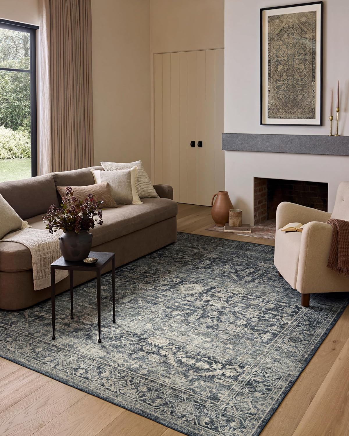 Josie Collection Ocean/Natural Accent Rug by Amber Lewis