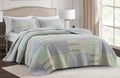 Bellamy 3-Piece Boho Chic Patchwork Quilt Set - Queen Size