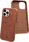 Wilken Leather Wrapped Case for iPhone 14 Pro - Top-Grain Leather Fit
