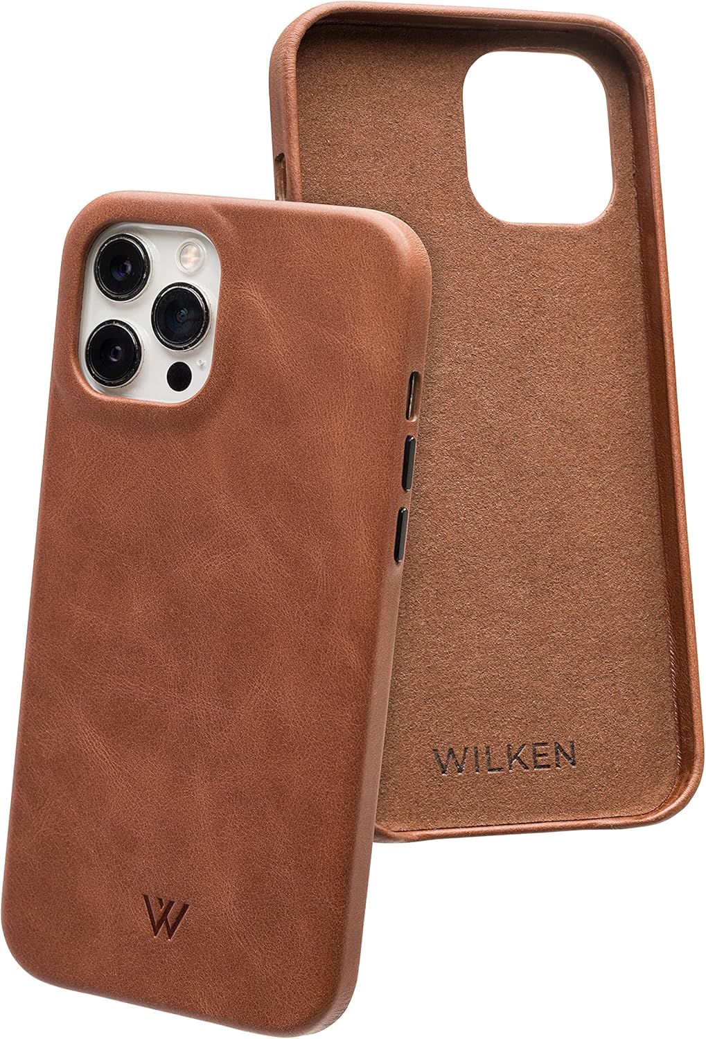 Wilken Leather Wrapped Case for iPhone 12/12 Pro - Brown Style