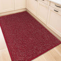 Kitchen Rugs 32x48 Non-Slip Absorbent Mat - Red BEQHAUSE