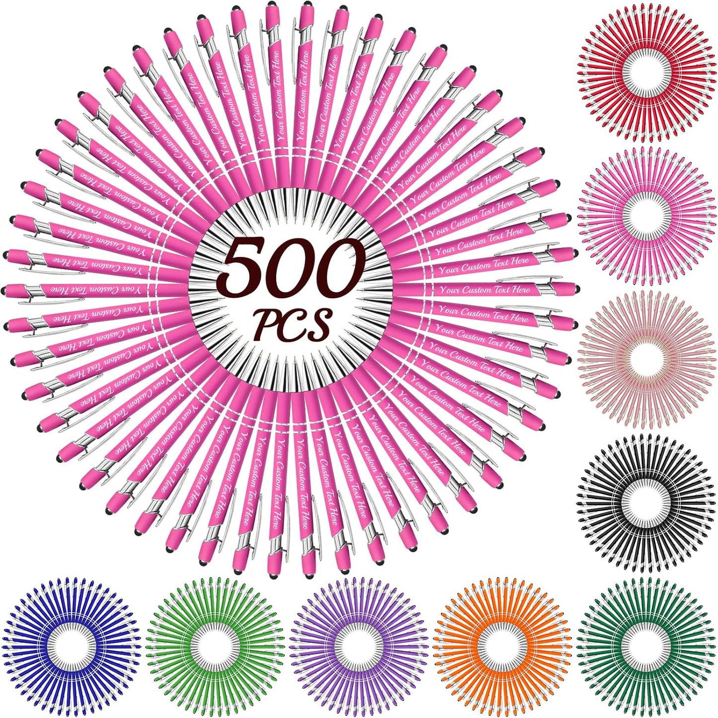 500 Personalized Custom Pens for Engraving and Gifts