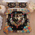 Wolf Bedding Set for Boys Kids King Size Comforter - Soft 3D Print