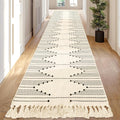 Tritard Boho Hallway Runner Rug 2x12 - Washable Low-Pile Runner