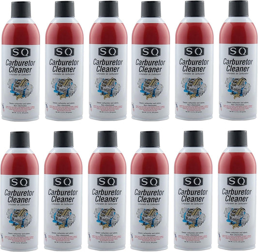 SQ Carburetor Cleaner 12 Pack for Efficient Engine Maintenance