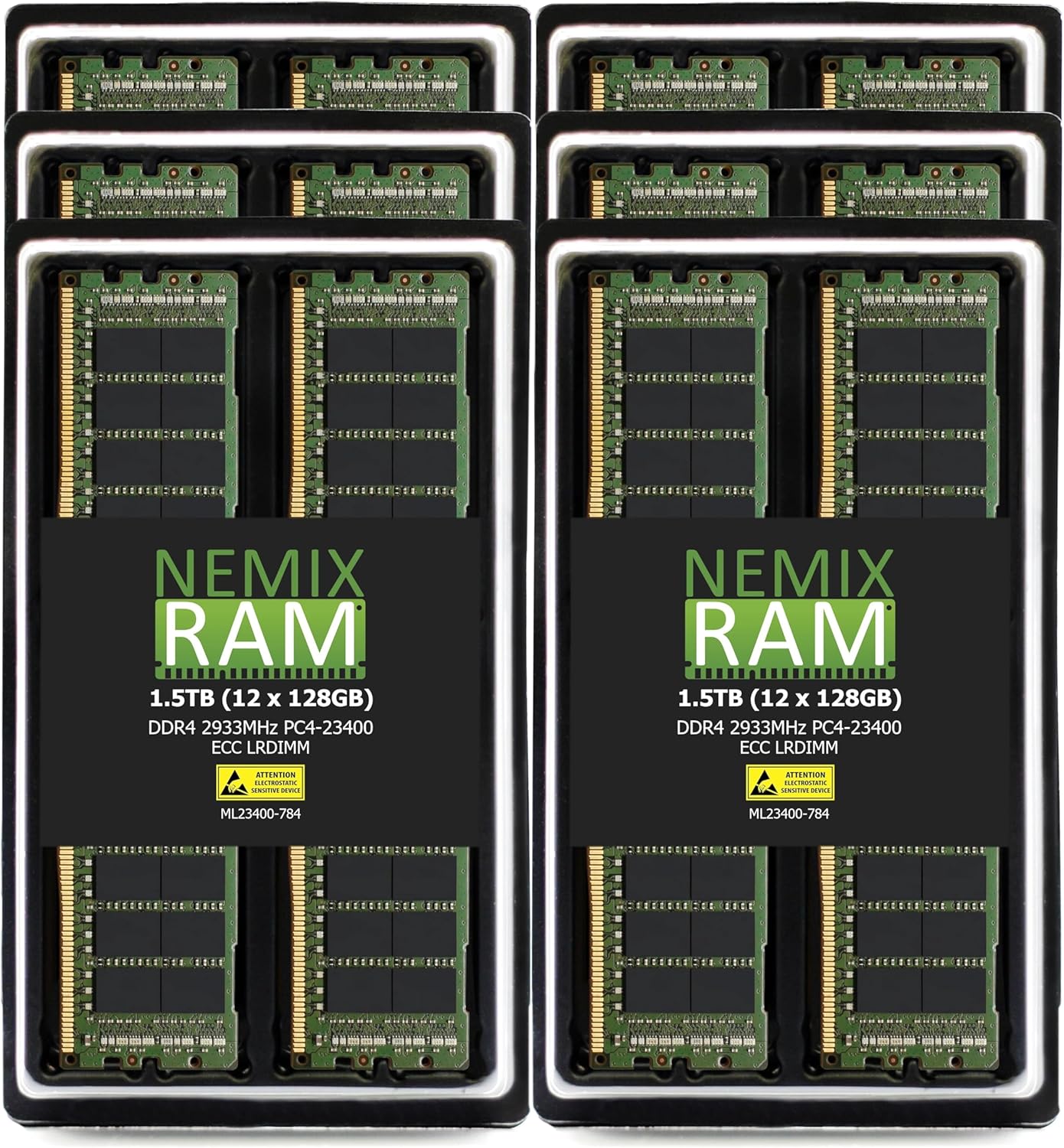 NEMIX RAM 1.5TB DDR4 2933MHZ ECC LRDIMM for Mac Pro 2019