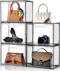 Purse Organizer for Closet by Stebopum - Clear Acrylic Case