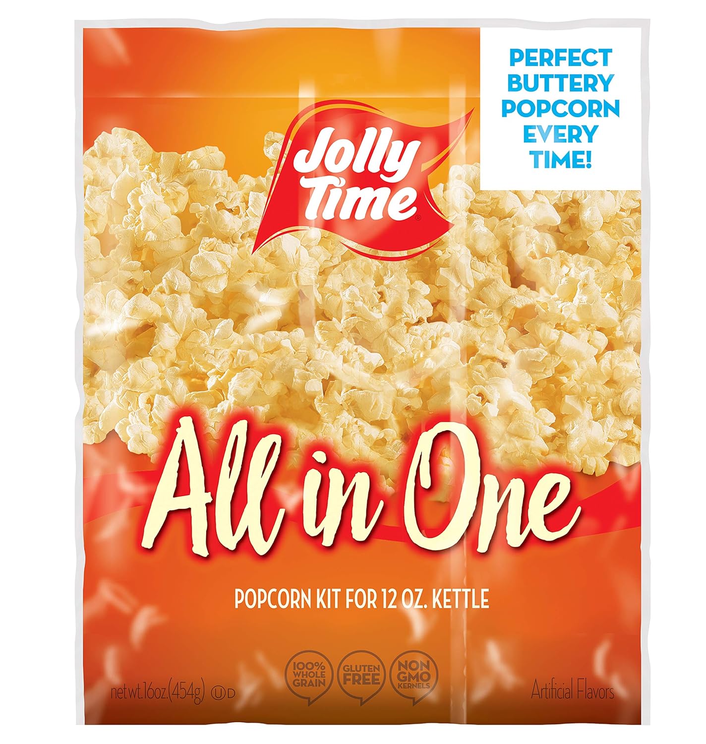 JOLLY TIME All in One Popcorn Kit for Movie Theater Machines