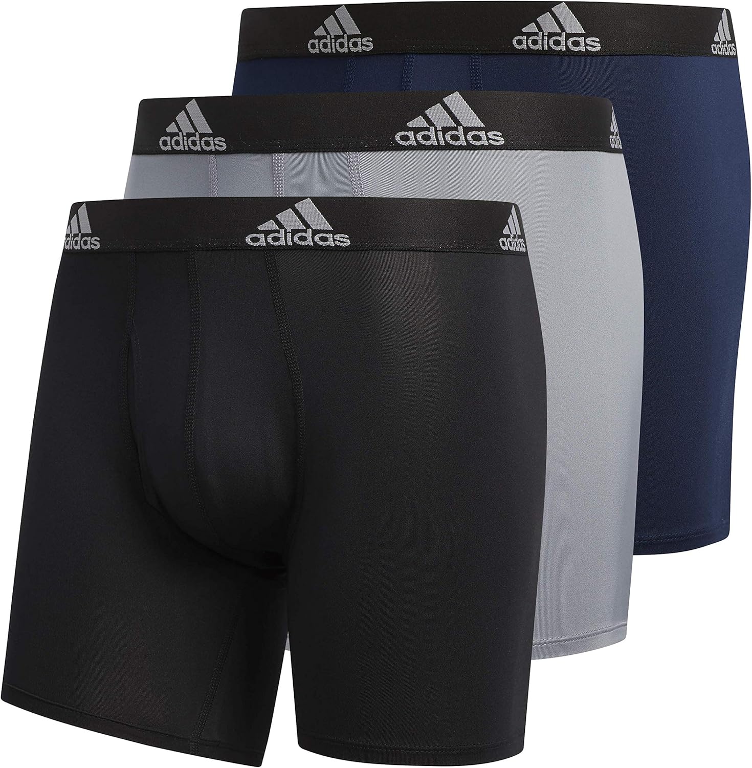 Stay Comfortable: adidas Men's Performance Boxer Briefs x3