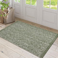 LEEVAN Washable Kitchen Rug 3x5 - Reversible Cotton Braided Mat