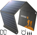 GOODaaa 30W Portable Solar Panel with Three Outputs - Fast Foldable