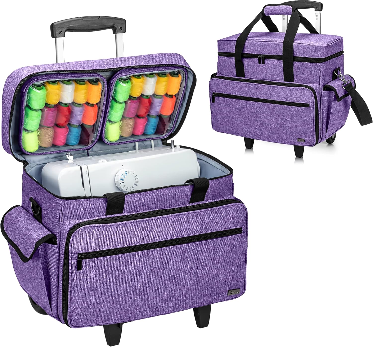 Roll in Style With Teamoy Rolling Sewing Machine Case