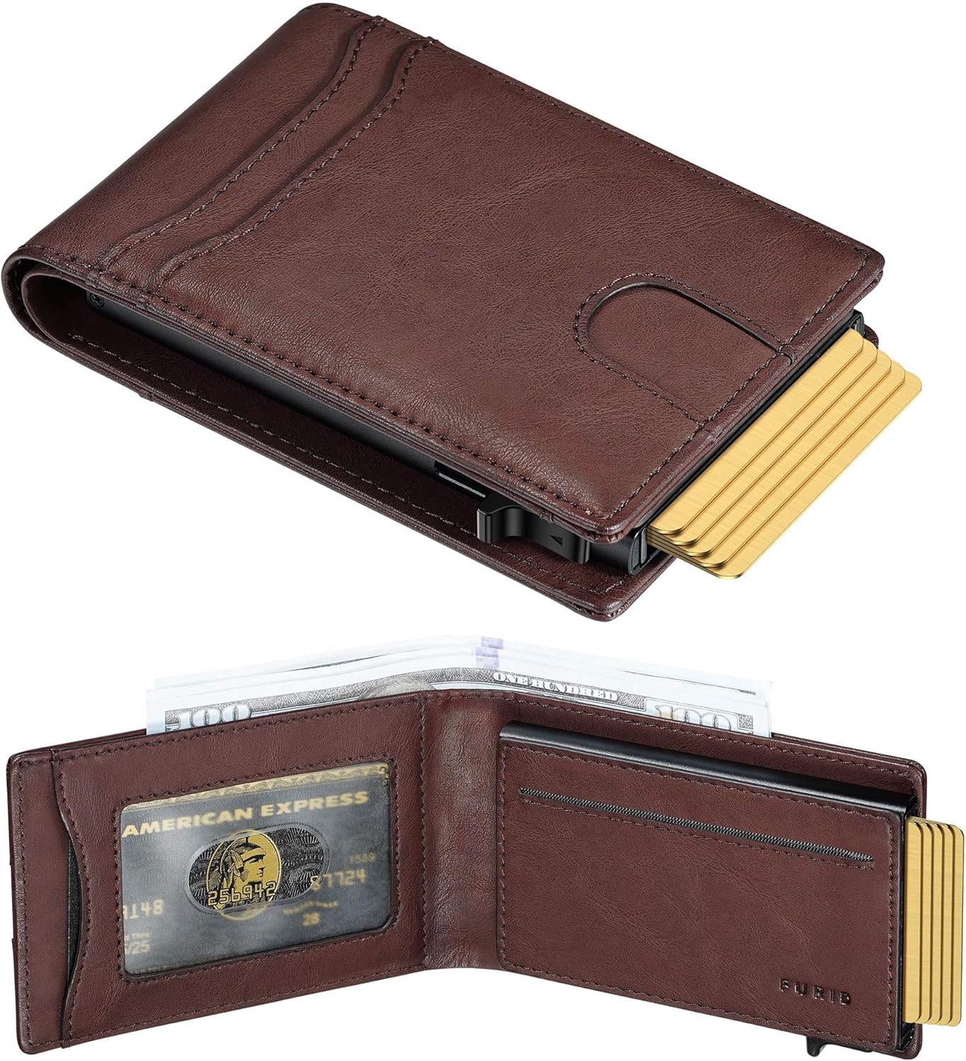 furid Card Wallet For Men Slim: Smart RFID Minimalist Design