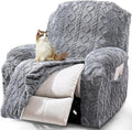 Recliner Chair Covers 4-Piece Slipcover Set - Soft, Stretchy