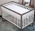 MAXI Cotton Sateen Mini Crib Mattress Pad - Ultimate Protection & Comfort