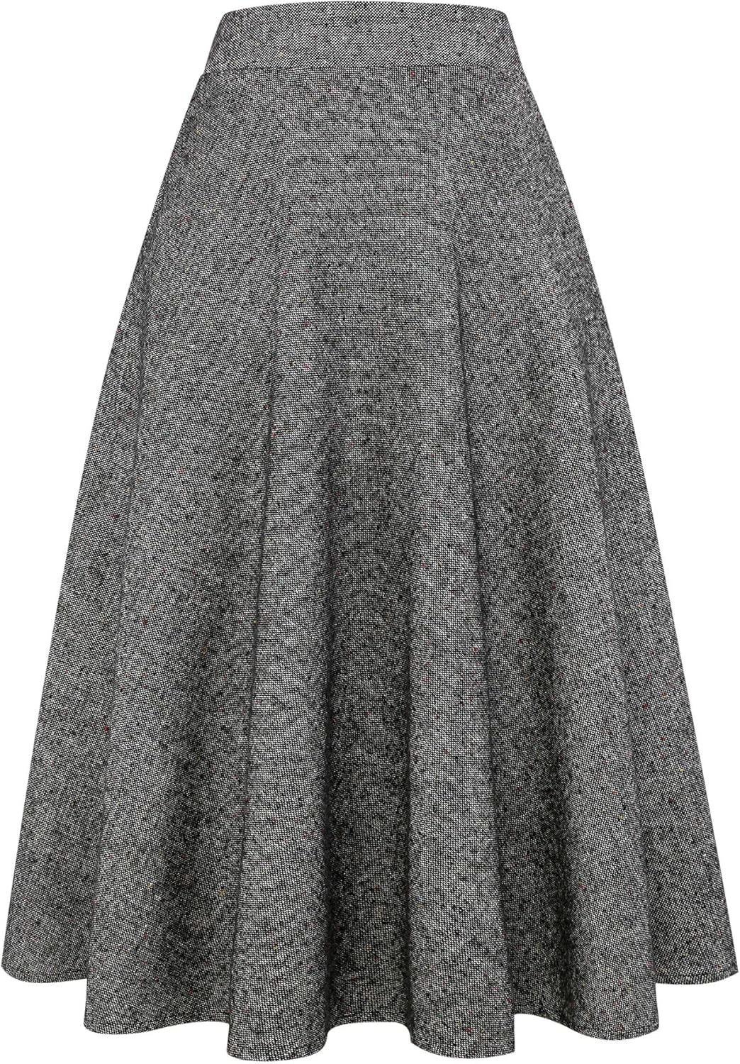 IDEALSANXUN Womens Plaid Wool Skirts for Stylish Comfort