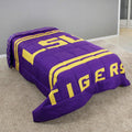 College Covers Everything Comfy LSU Tigers Reversible Big Logo