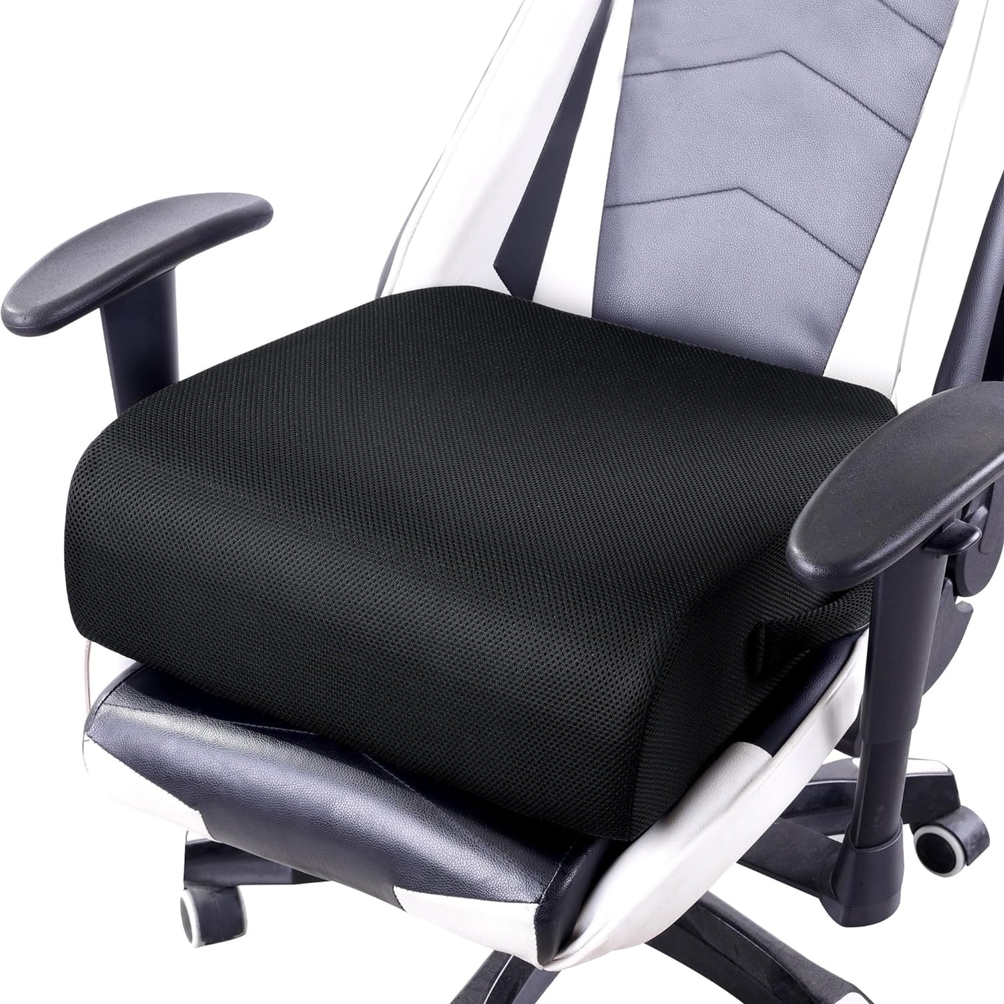 Raise Seat Height, Relieve Pain with MABOZOO Memory Foam Cushion