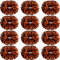 Cheerleading Pom Poms 14 in - Bright Metallic Foam Poms for Teams