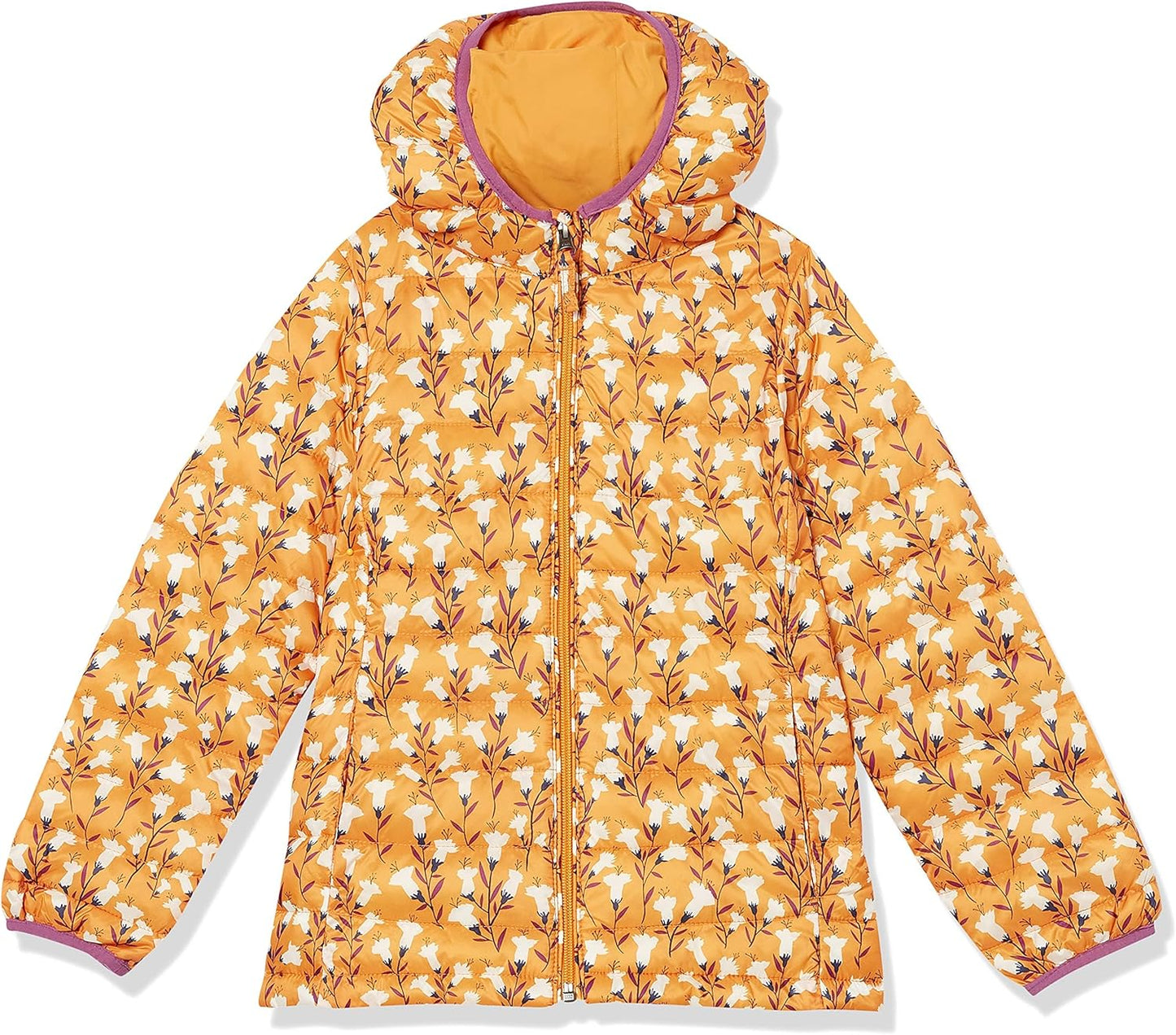 Lightweight Water-Resistant Packable Hooded Puffer Jacket