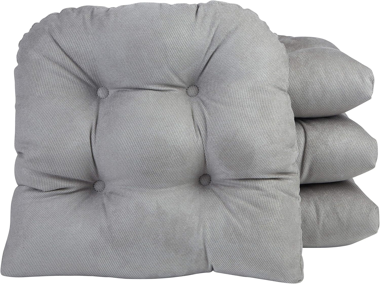 Klear Vu Gripper Non-Slip Dining Chair Cushions for Comfort