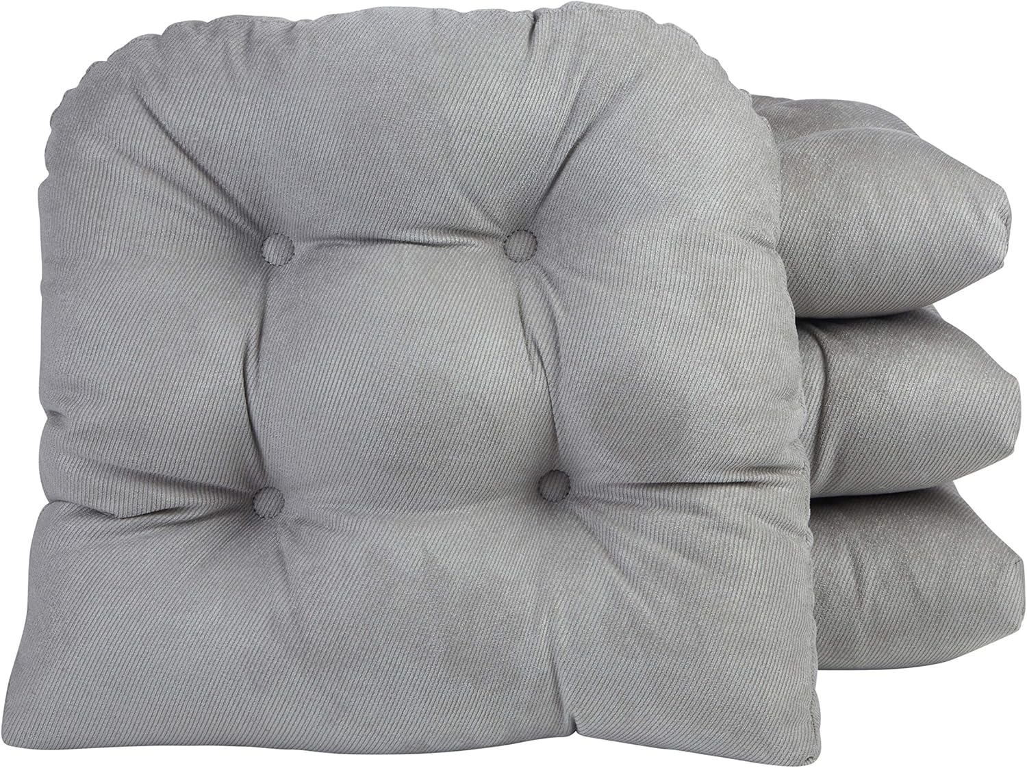 Klear Vu Gripper Non-Slip Dining Chair Cushions for Comfort