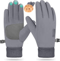 Winter Gloves for Men Women - Waterproof Cold Weather Touchscreen