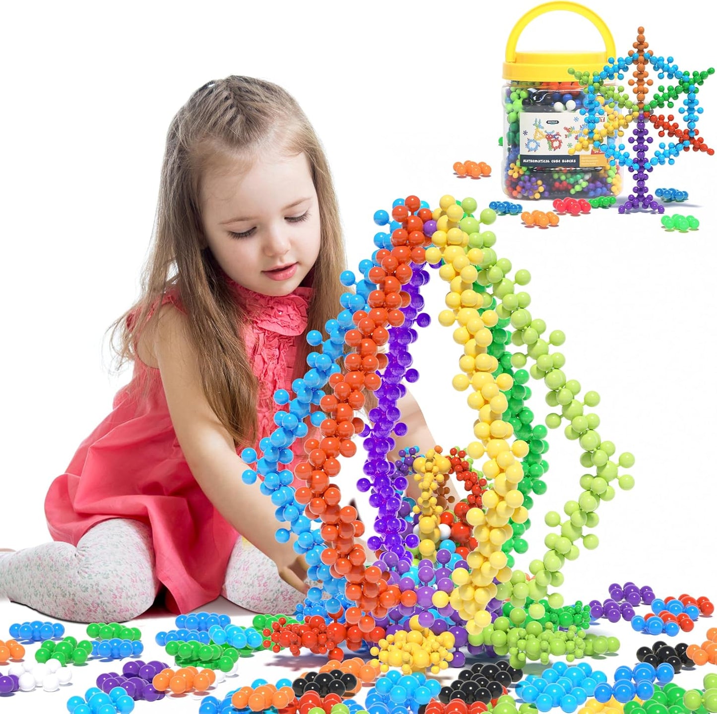 300Pcs STEM Building Blocks | Educational Creativity Toy