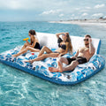 Pool Floats 3 Person Inflatable Lounger - Extra Large 97x57 in