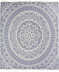 Extra Large Turkish Beach Towel - Sand Free, Quick Dry Navy