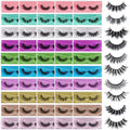 Fluffy Dramatic Bulk Lashes Mix 10 Styles 50 Pairs Pack - Volume 8D