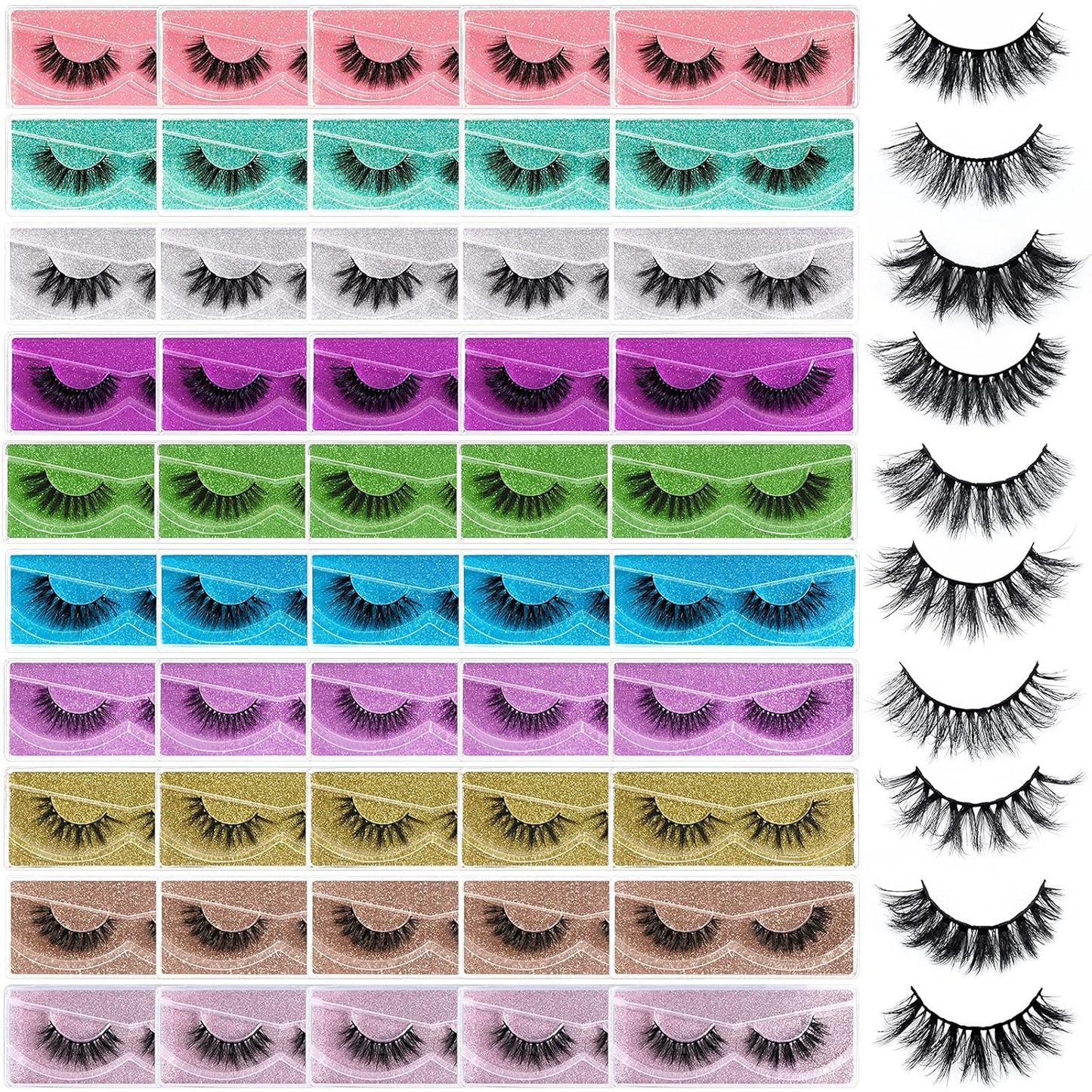 FARRED Wholesale Fluffy Dramatic Bulk Lashes for Stunning Eyes