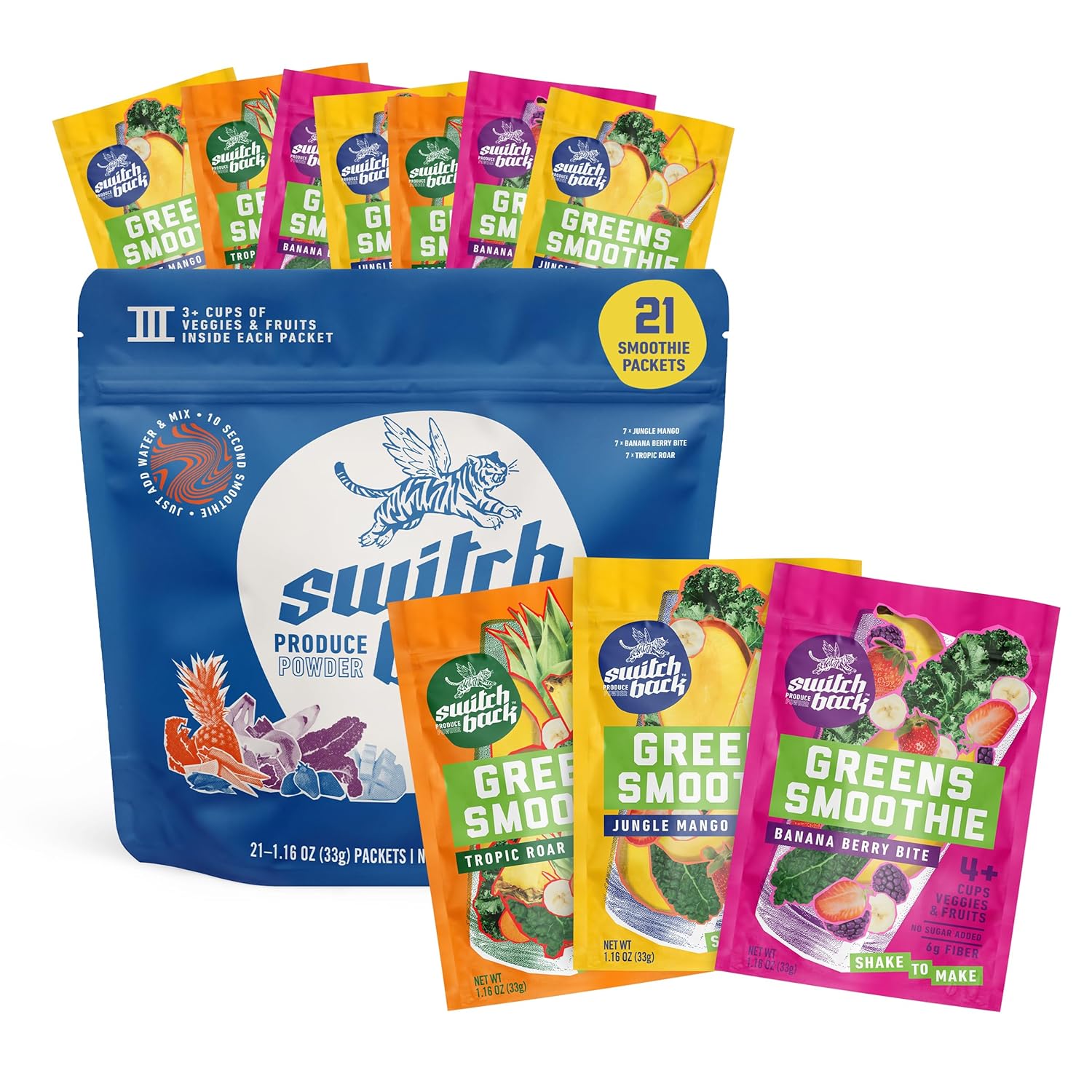 Switchback Greens Smoothie Powder - Delicious Vegan Energy Boost