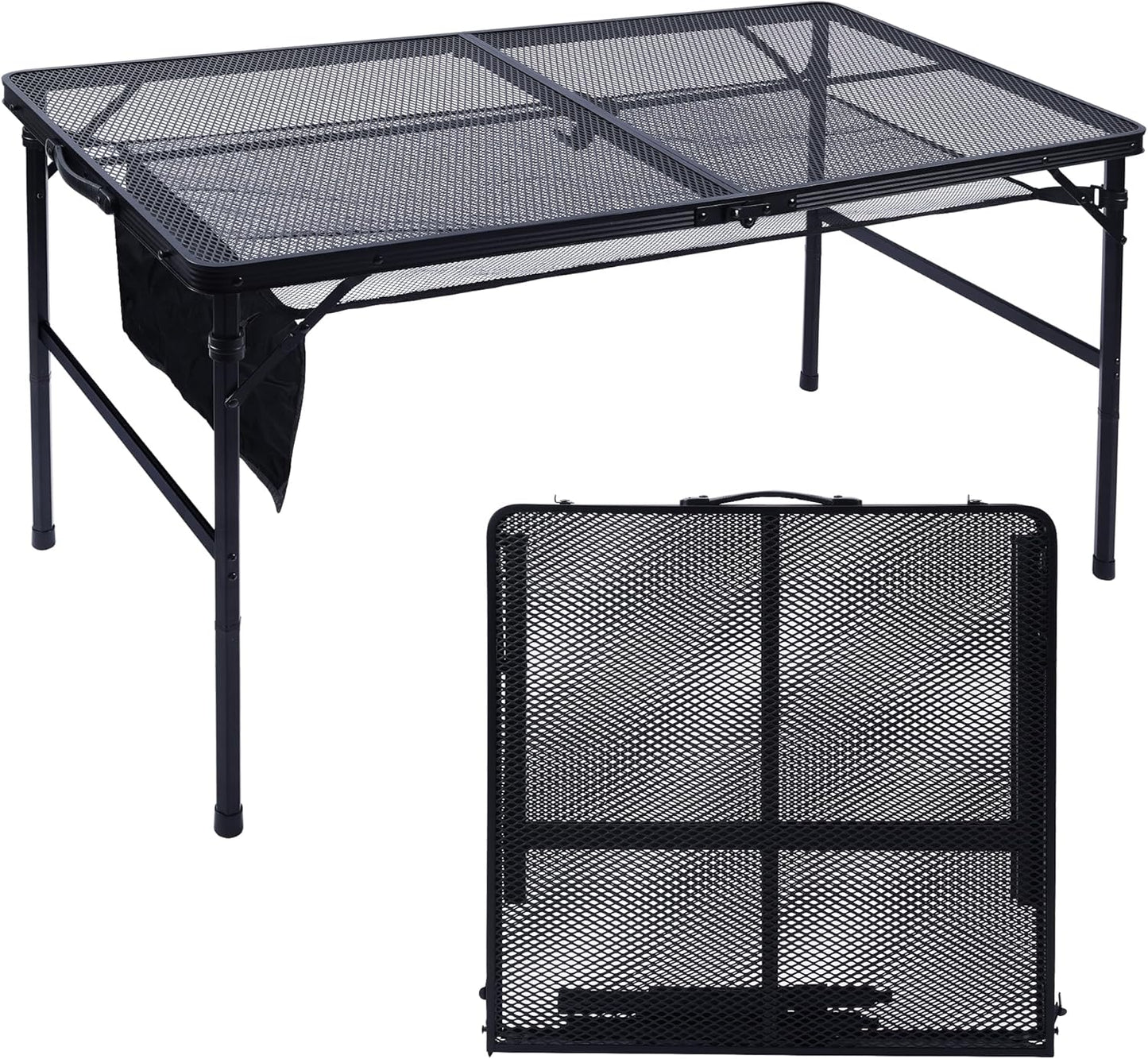 Folding Grill Table for Camping, Picnic, Beach and BBQ Fun