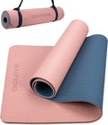 BEAUTYOVO Yoga Mat with Strap, 1/3 Inch Extra Thick - Cushioned TPE