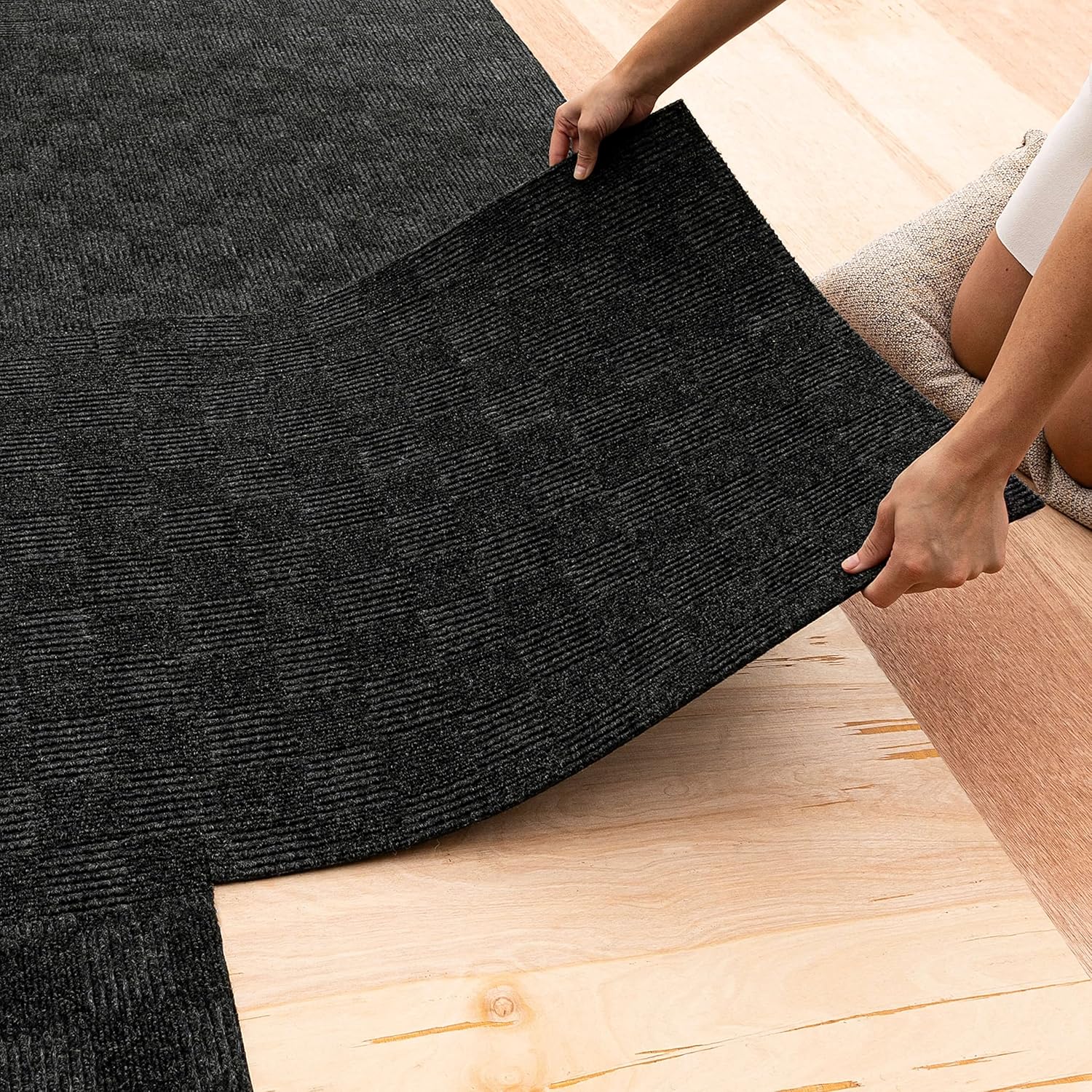 Peel and Stick Carpet Tile for Indoor and Outdoor Use