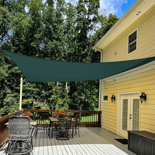 TANG 5ft x 10ft Sun Shade Sail for Outdoor Canopy Protection