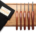 SEVENSUN Mimosa Crochet Hooks Set 5 Pack - Smooth Ergonomic Grip