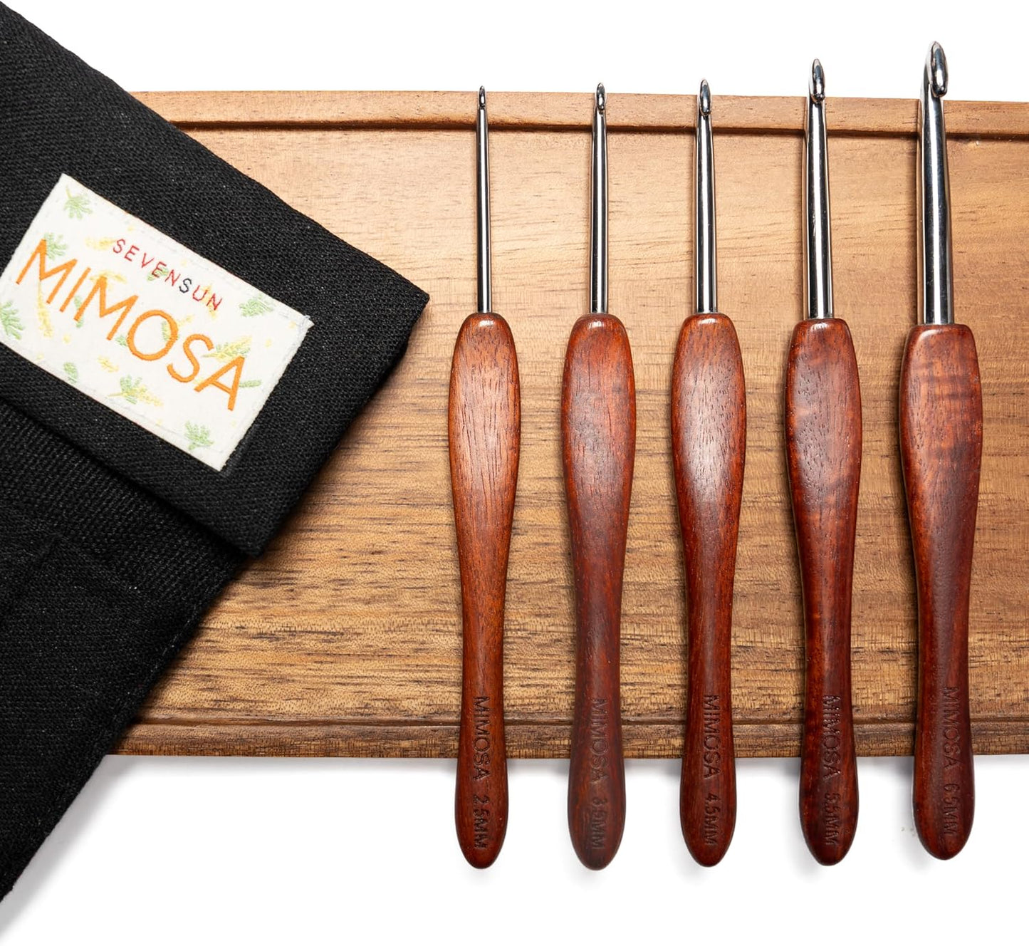 SEVENSUN Crochet Hooks Set for Comfortable and Smooth Stitching