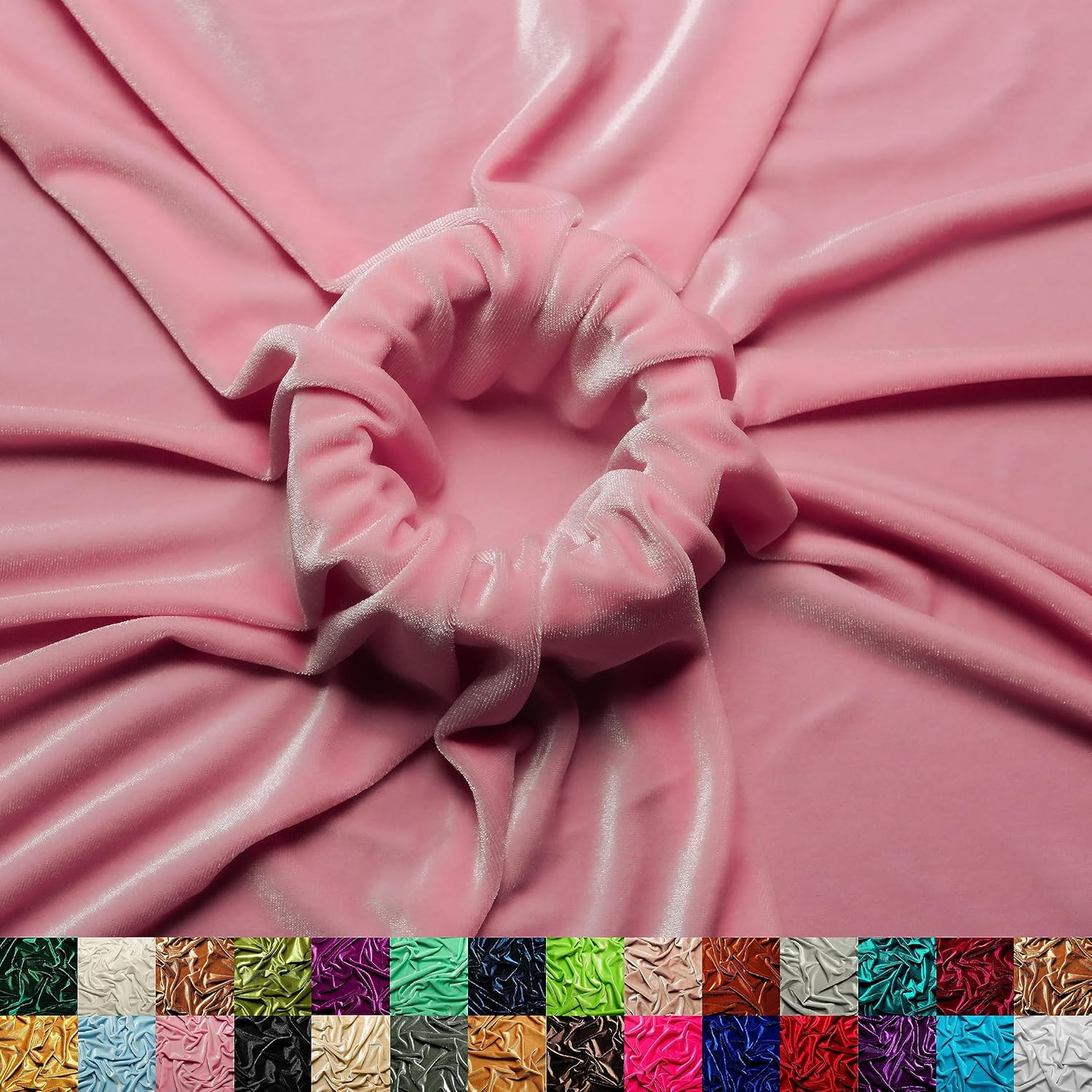 Ice Fabrics Stretch Velvet Fabric - Soft and Durable for Crafts